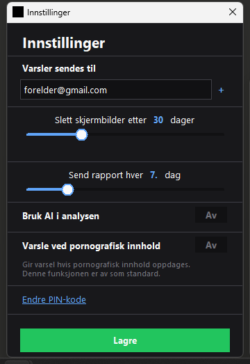 Innstillinger